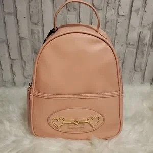 Juicy Couture soul and heart mini backpack Juicy Couture Velour Heart Backpack, Black - Etsy main image 4